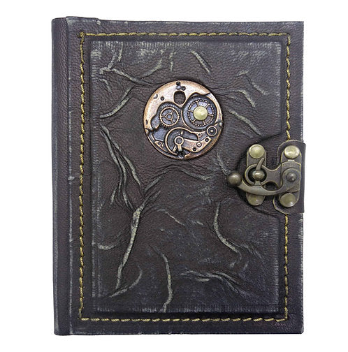 Steampunk Figured Leather Journal